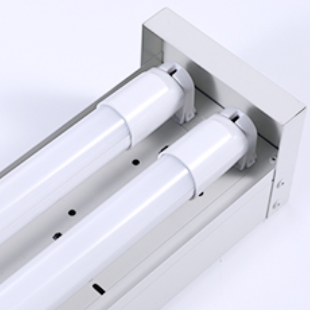 IP20 Emergency PC diffuser LED tube batten fixture